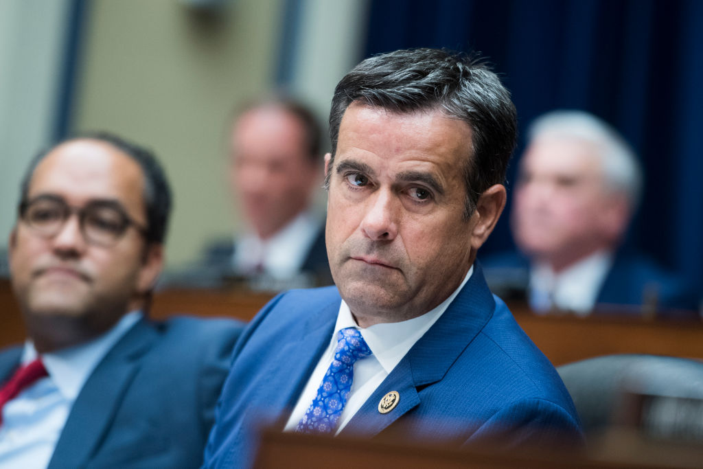 John Ratcliffe at a hearing in Congress