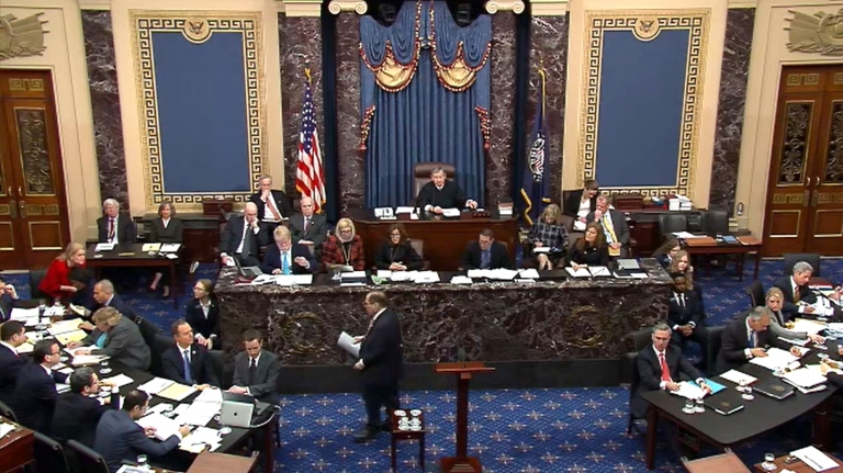 Senators voting in the US Senate