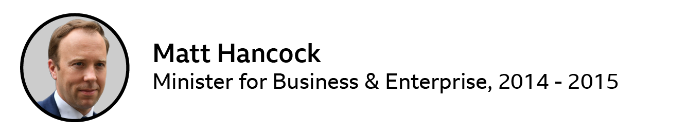 Profile image of former UK Business Secretary Matt Hancock