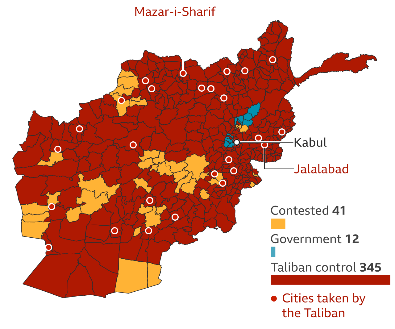 Taliban Map 2022
