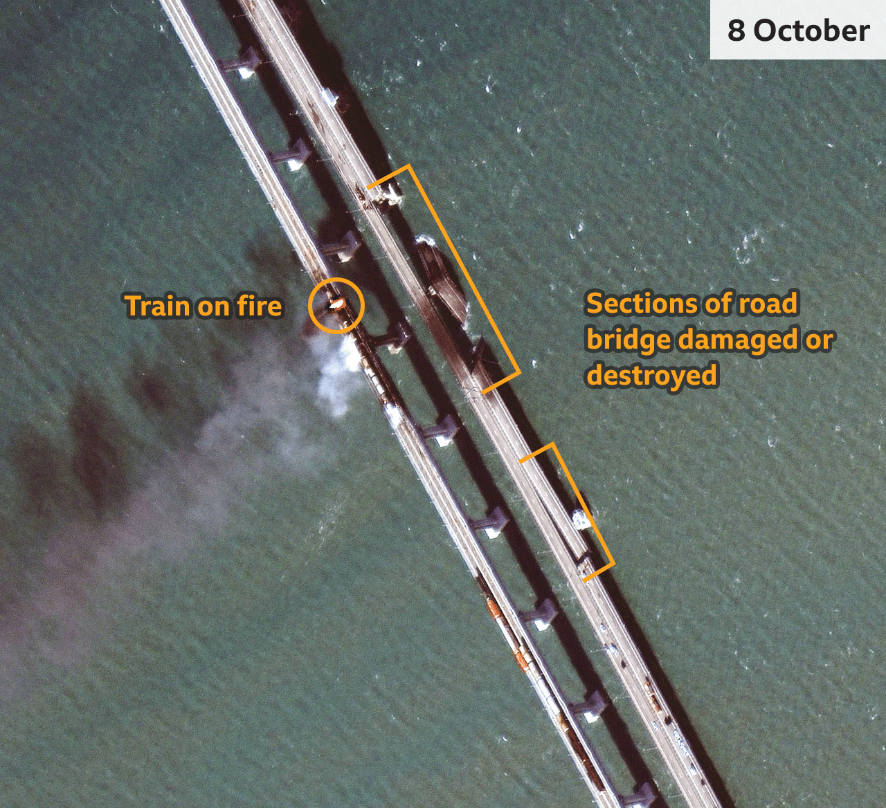 Crimea bridge: How Russia is rebuilding its vital link