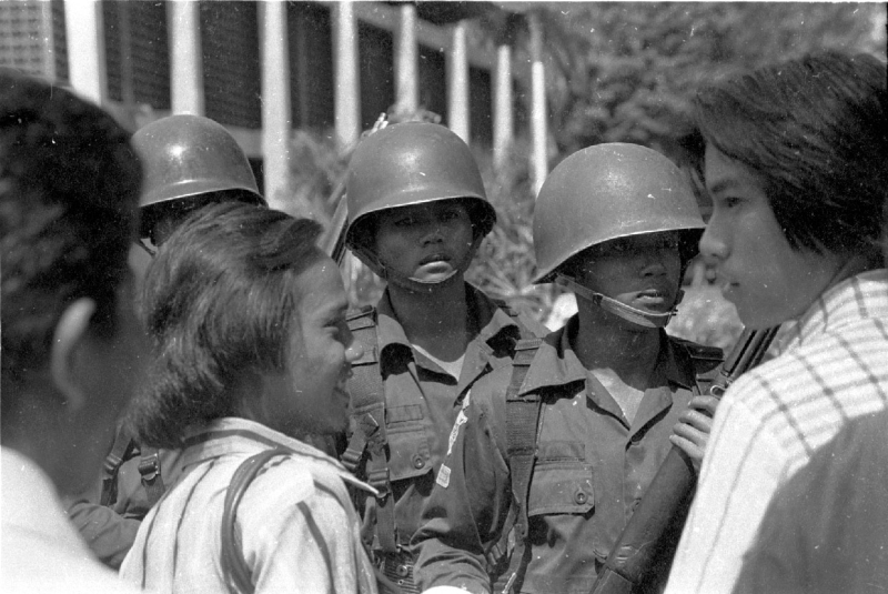 Pemilu 1977, gerakan mahasiswa