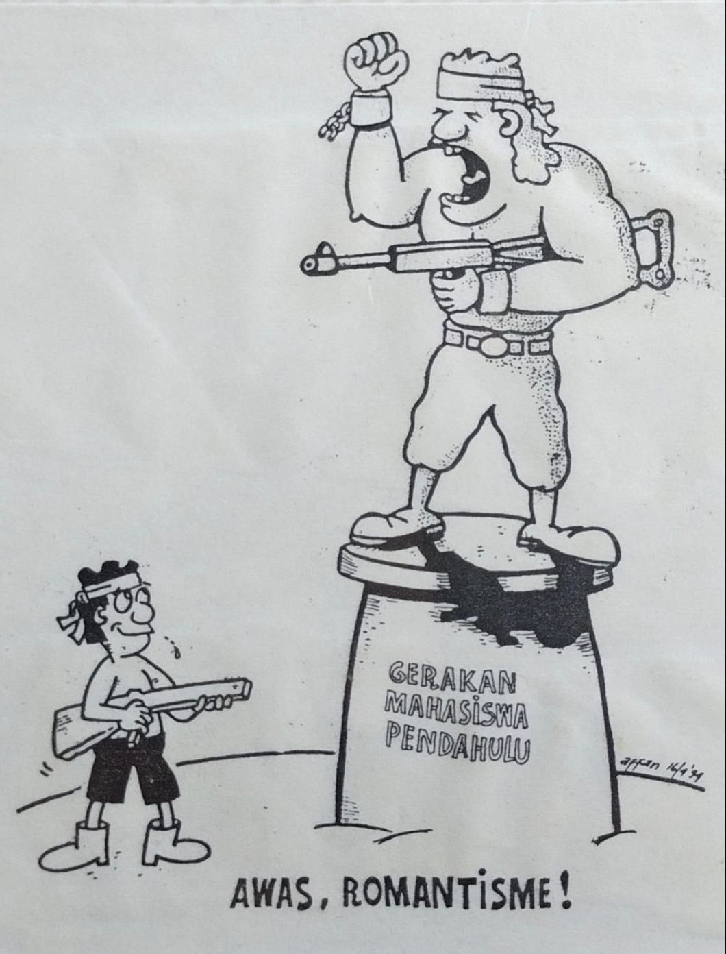 karikatur, SMPT, NKK/BKK, Dewan Mahasiswa