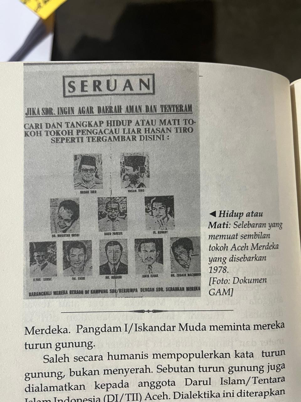 Buku Hasan Tiro Jalan Panjang Menuju Damai Aceh