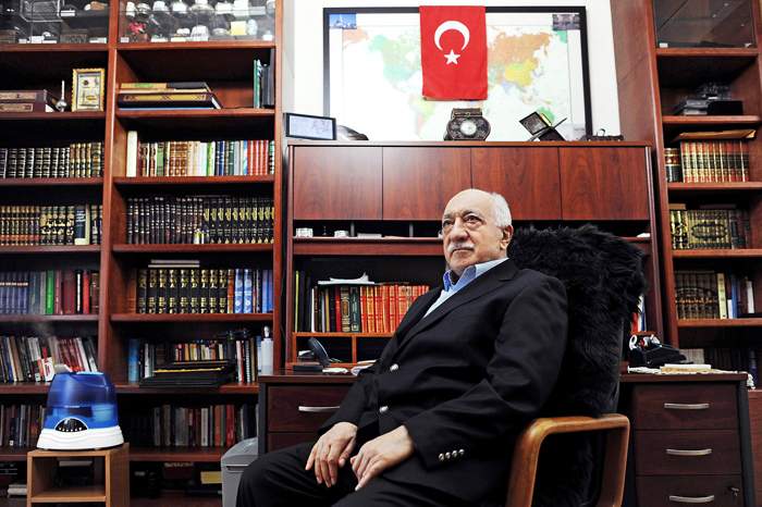 Fethullah Gulen in his study in the US