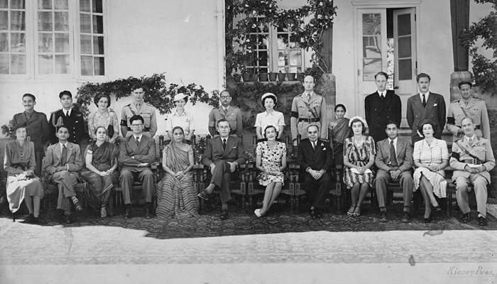 Tara&#39;s grandfather is second from left in the back row