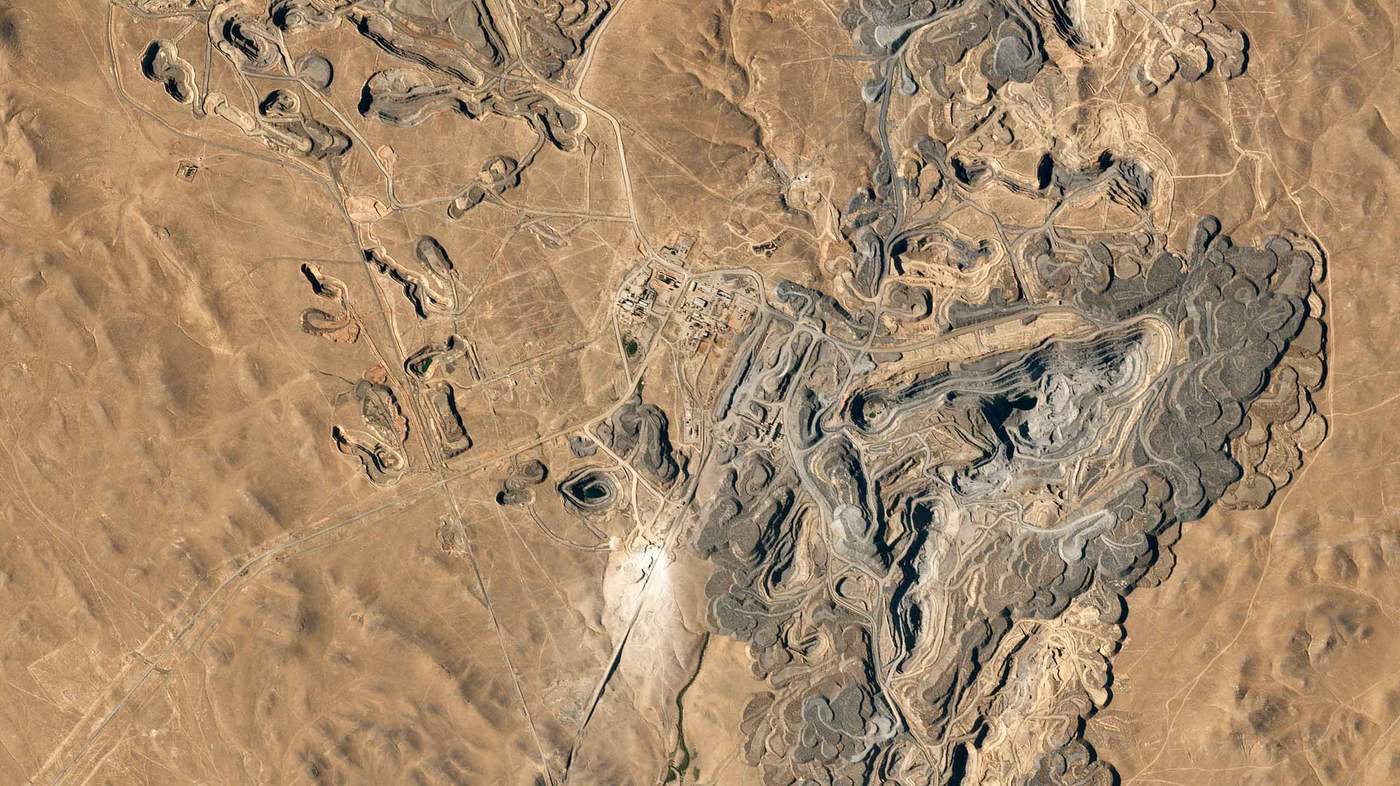 The Kokpatas gold mine in Uzbekistan