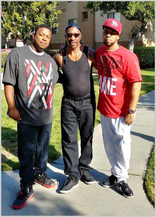 Ronnie with his grandson and his son Ronnie with his grandson and his son