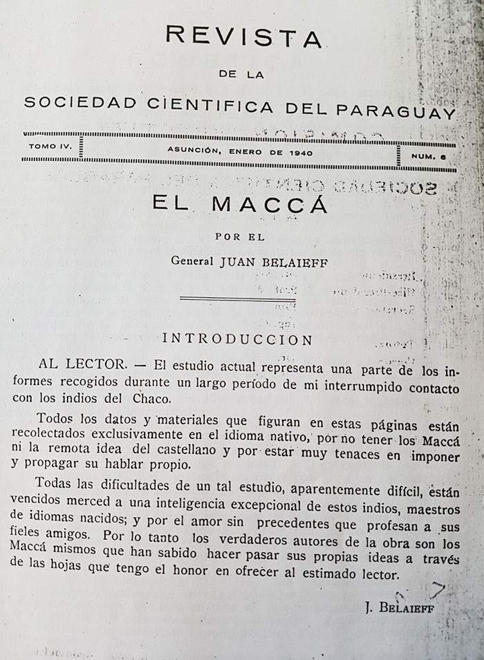 Uno de los estudios hechos por el militar acerca de la idiosincrasia indígena.Cortesía: Lucía Giovine