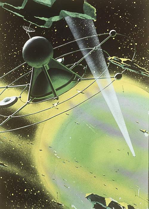 Reproduction of “In the Ring of Saturn” by artist Andrei Sokolov(Topfoto)