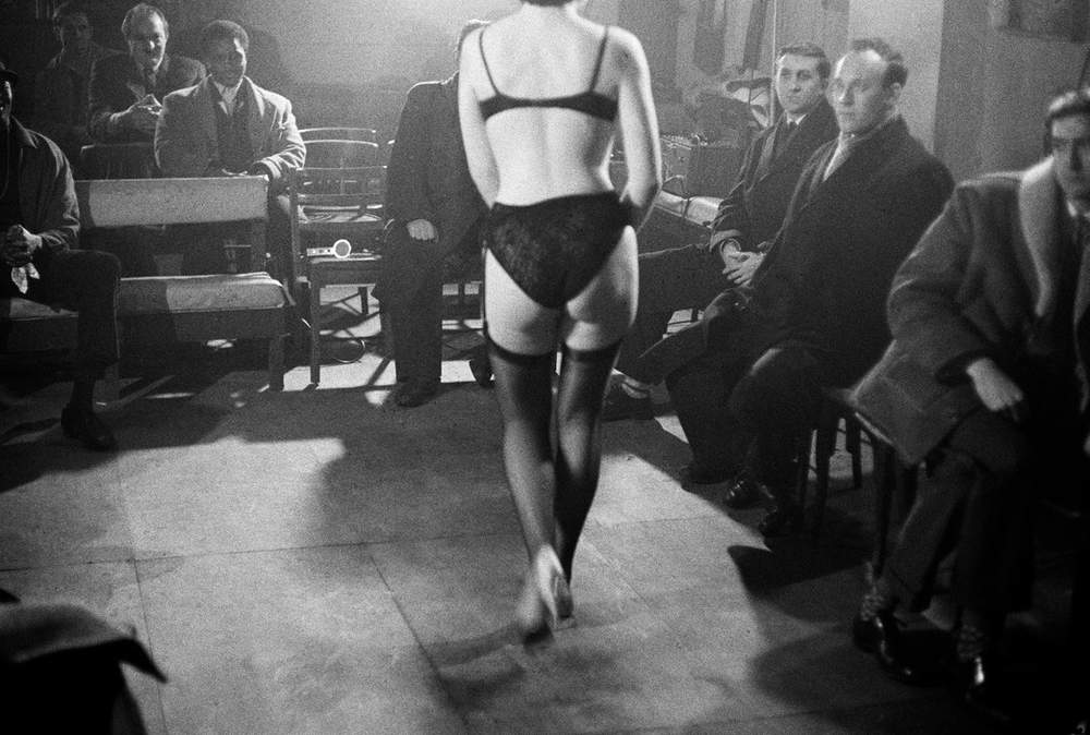 Strip club - thought to be the first of its kind - in Old Compton Street, 1963