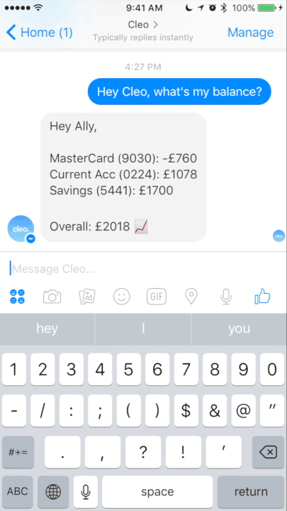 How Cleo can chat with its customers