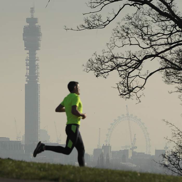 Smog in London, January 2017
