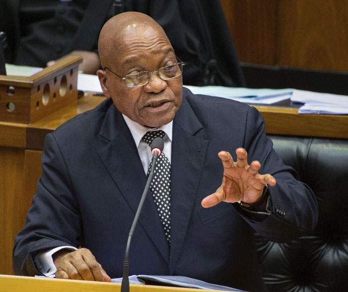 Zuma faces parliamentary questions about his Nkandla home, September 2016