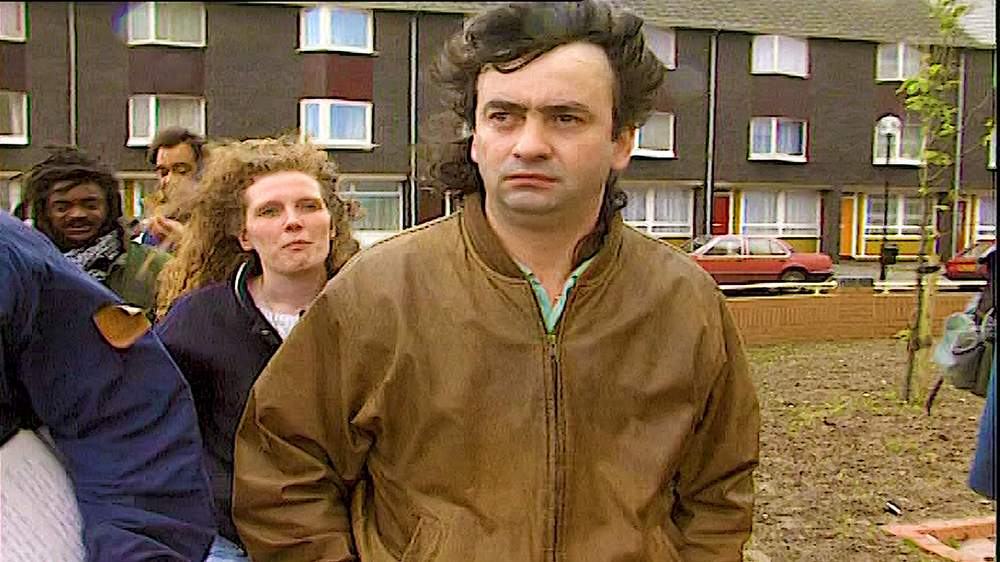 Gerry Conlon, who spent 15 years in prison after he was wrongly convicted of the IRA Guildford pub bombing, arrives in Butetown&amp;nbsp;