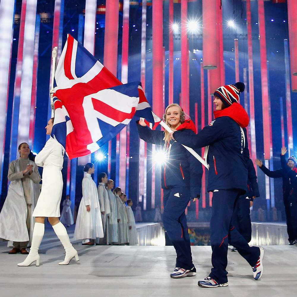 Knight carries the flag