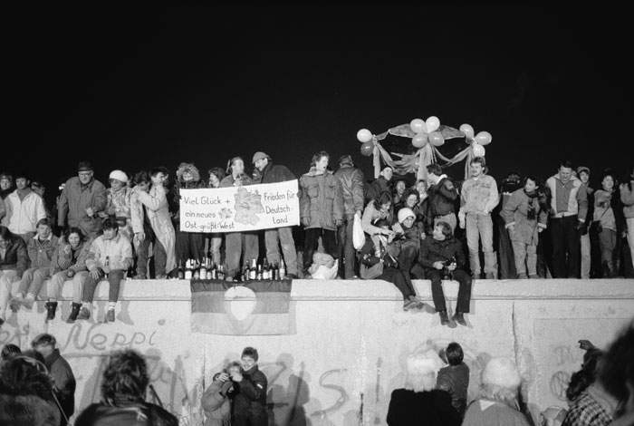 The Berlin Wall falls, 1989