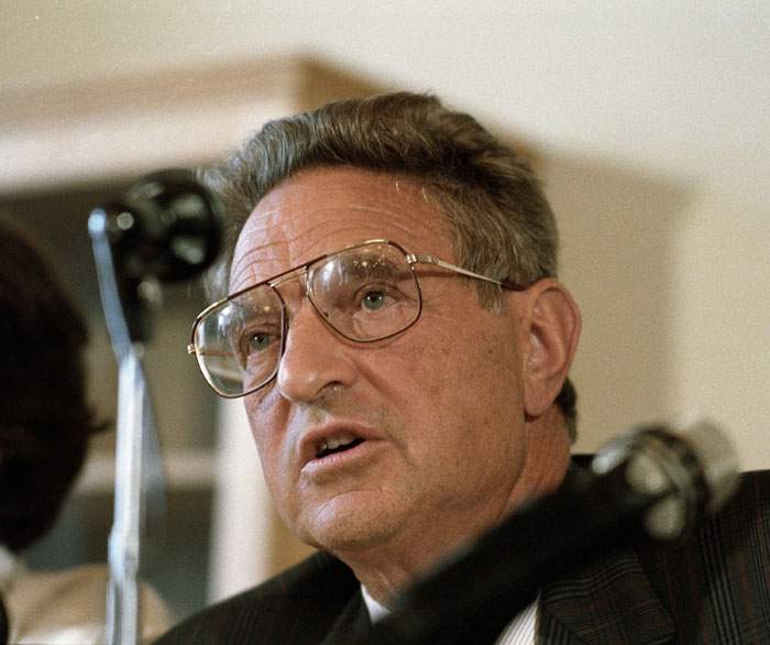 George Soros, pictured in 1991