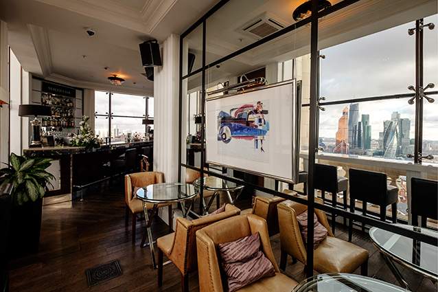 Ресторан в гостинице "Рэдиссон Ройал"