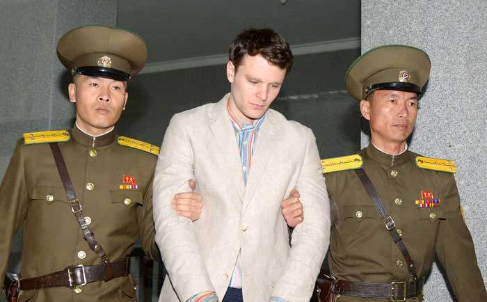 美國公民瓦姆比爾在朝鮮被捕後