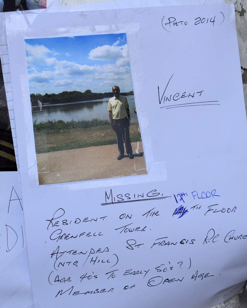 Missing poster: Vincent Chiejina