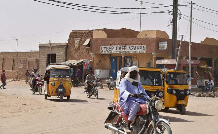 The Nigerien town of Agadez