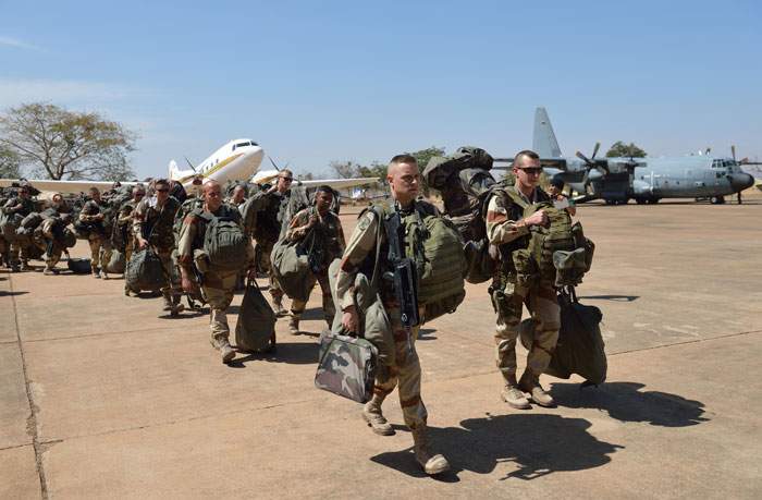 French troops arrive in Mali