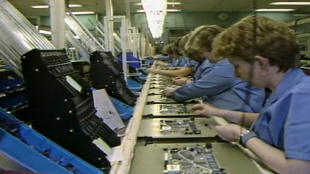 The Timex assembly line workforce were mainly women