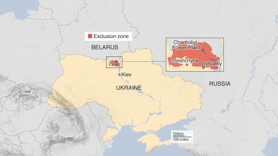 Chernobyl Disaster Map