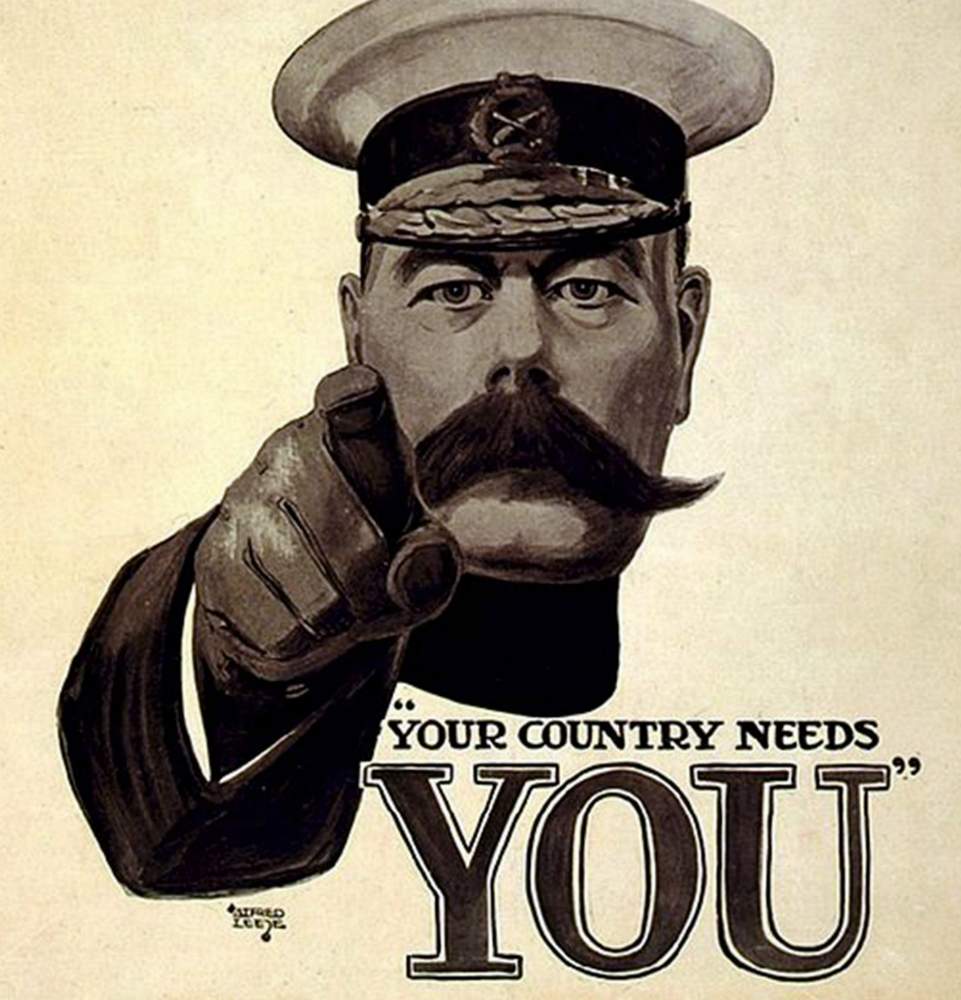 Not everyone answered Lord Kitchener&#39;s famous call