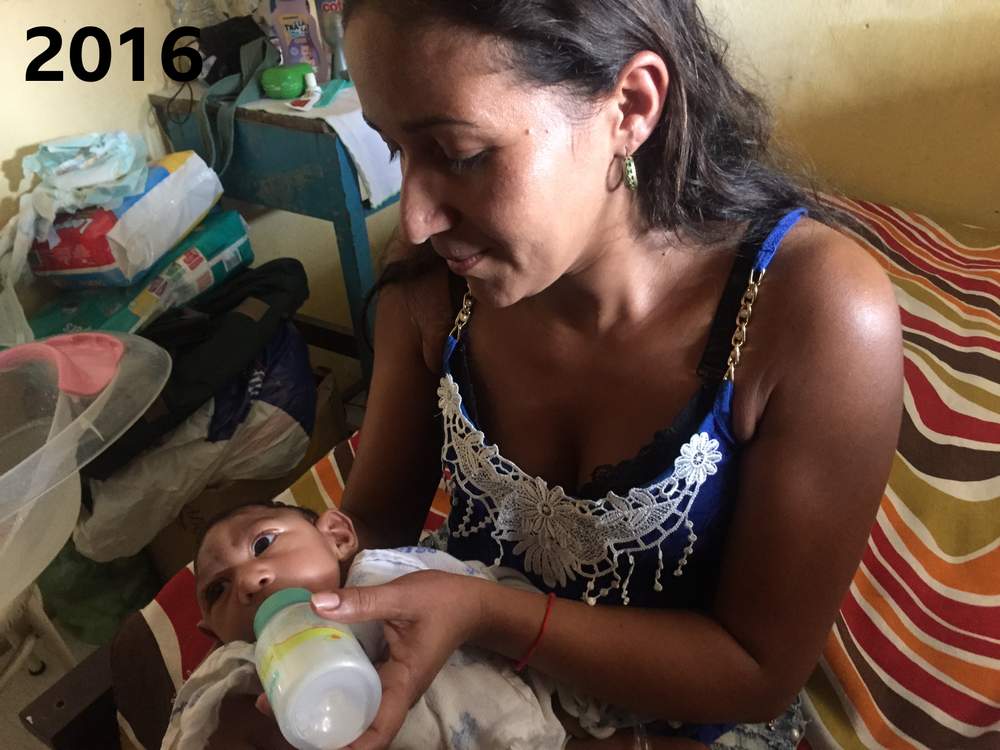 Hoje ela se separou e depende do benefício que recebe pelo filho