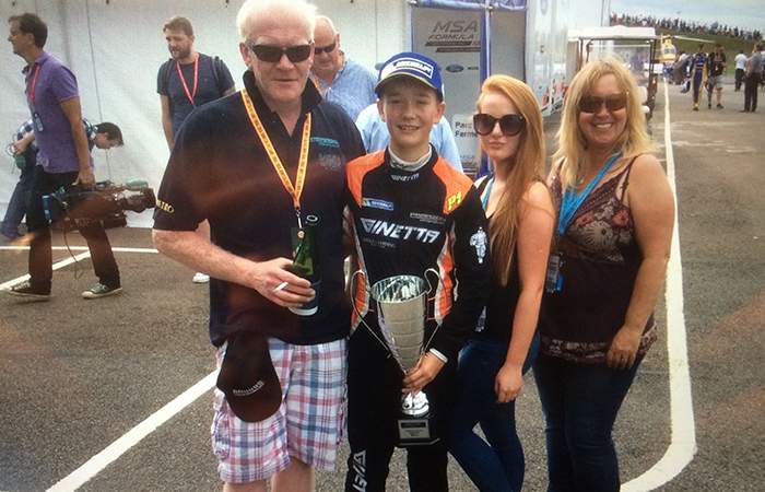 Billy&#39;s mum Amanda (right) knew her son would be desperate to race again