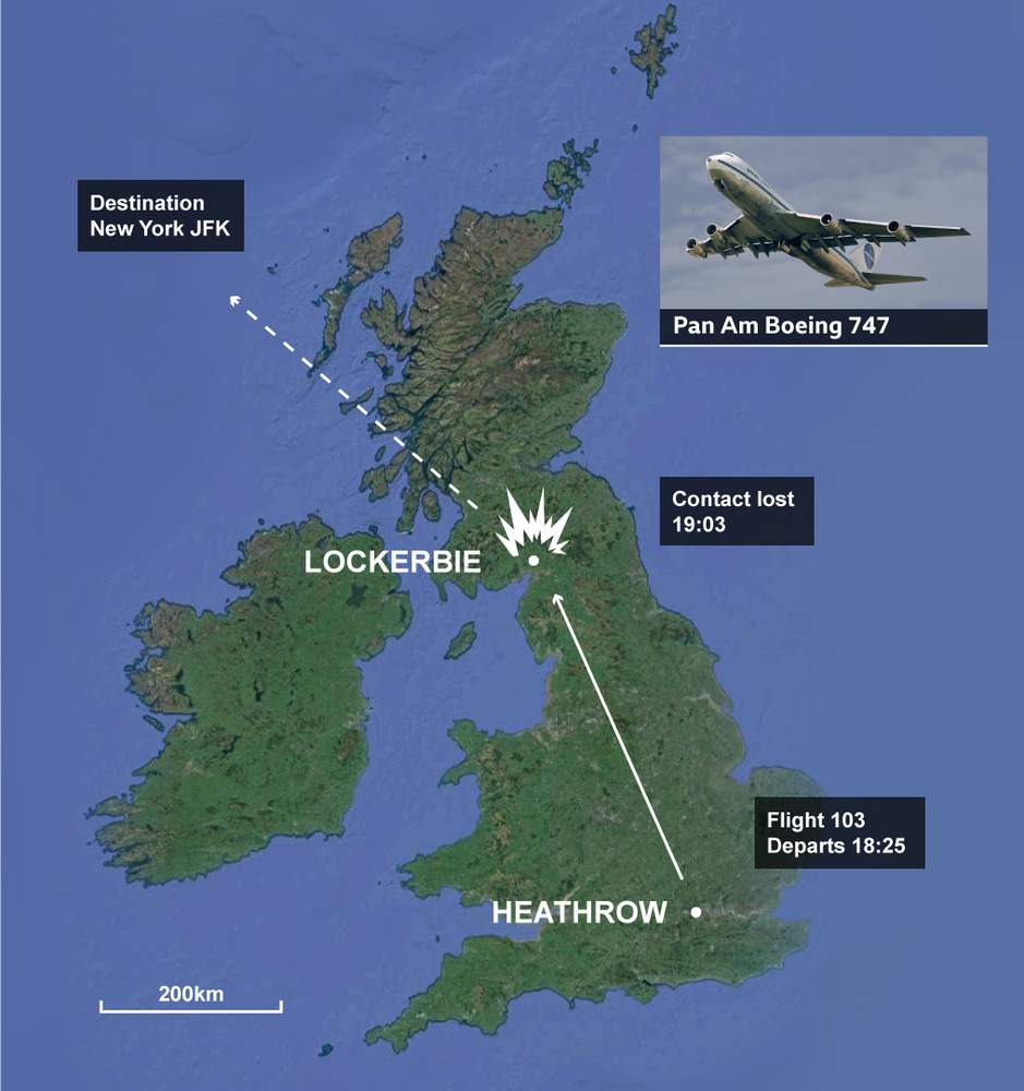 Image result for explosion of pan am flight 103