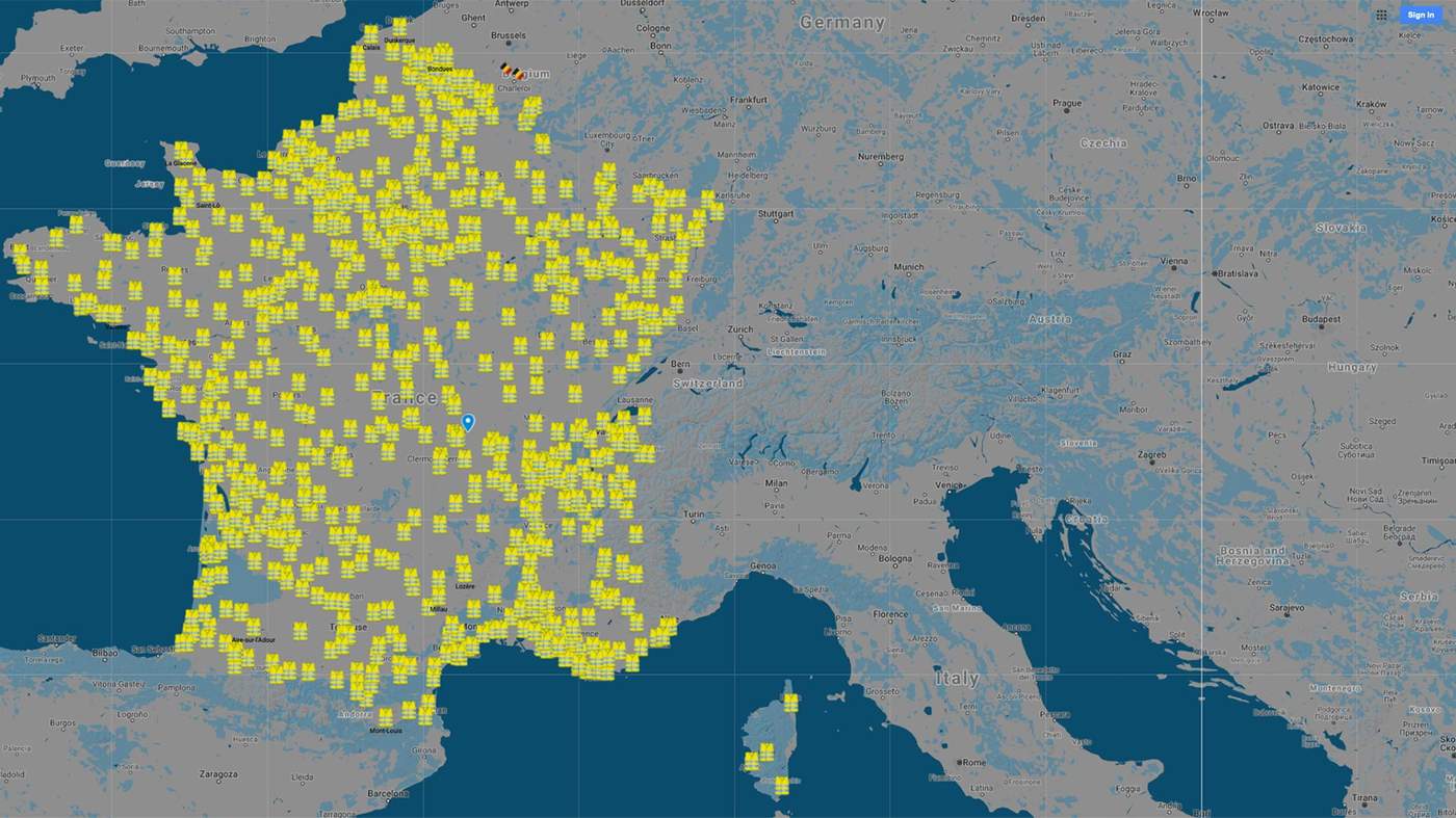 The Gilets Jaunes Bbc News