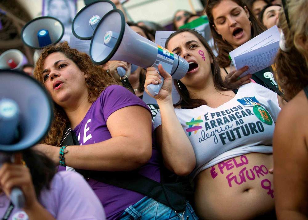 Anti-Bolsonaro&#39;s Women&#39;s March, 2018