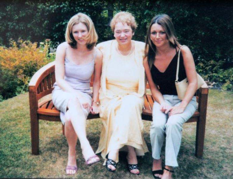 Joan with Ali, left, and Claudia