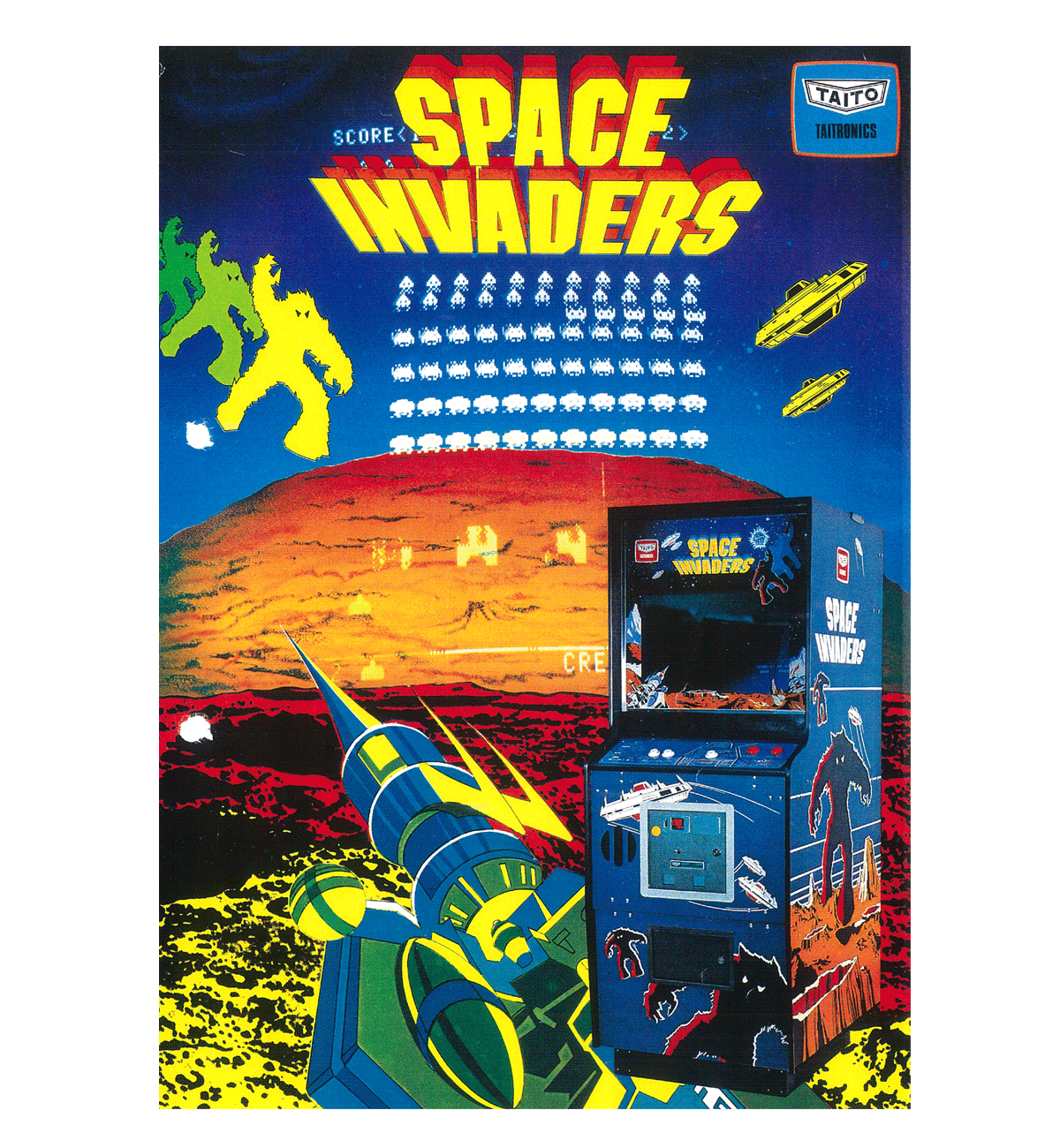 Space Invaders poster(Taito Corporation)