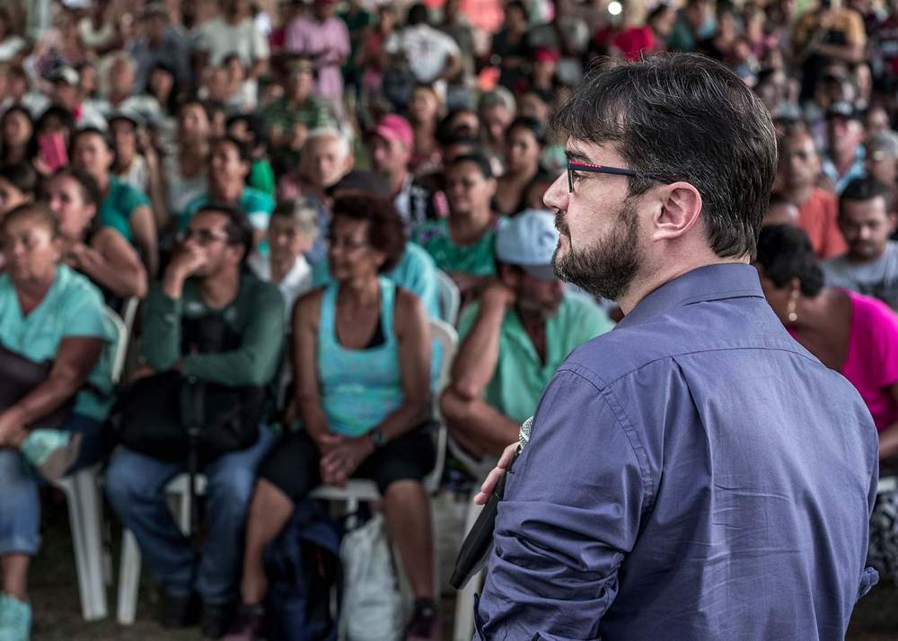 Representante da Vale presente à reunião
