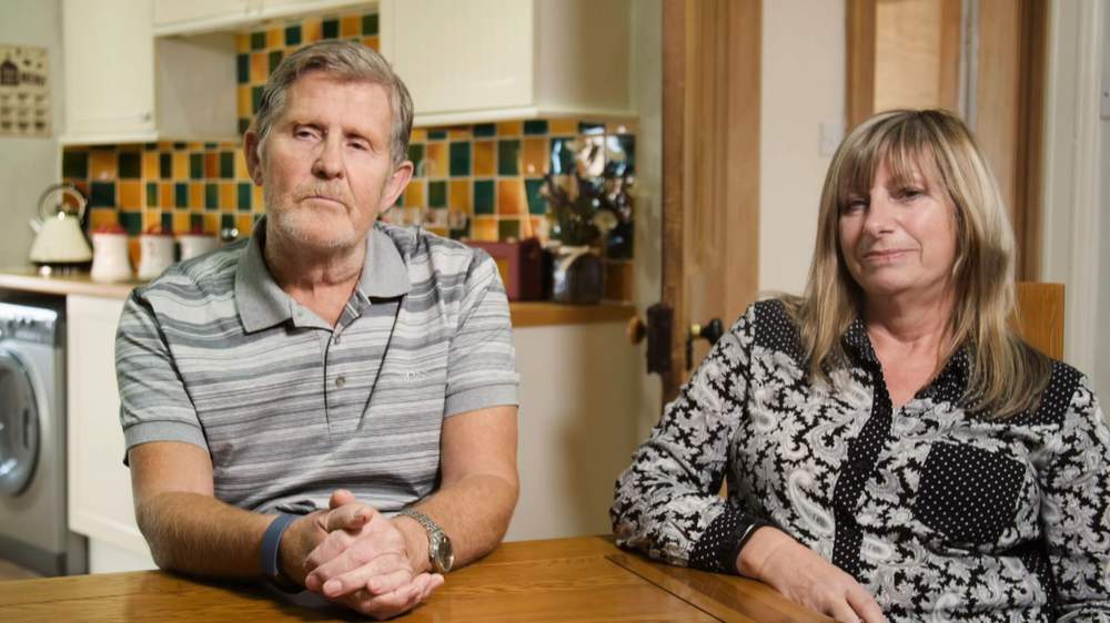 Daryll's foster parents Harry and Jacqui Daryll's foster parents Harry and Jacqui