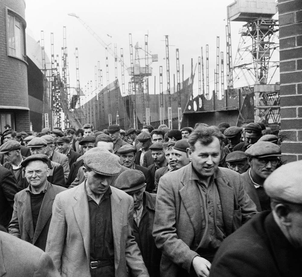 Shipyard at Greenock, circa 1964