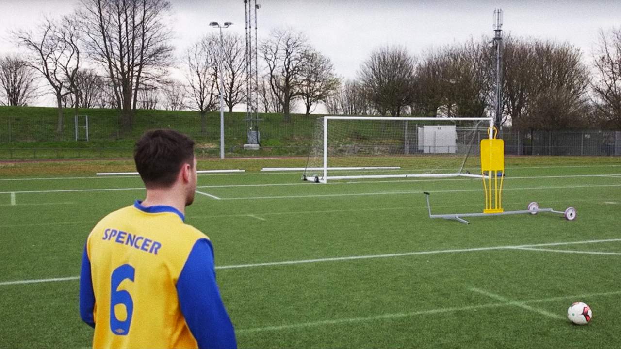 Owen Spencer in Hashtag FC's 2016 free kick challenge