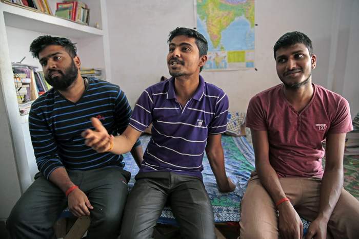 મિથિલેશ યાદવ, કરુનેશ જયસ્વાલ અને રામસાગર ગુપ્તા