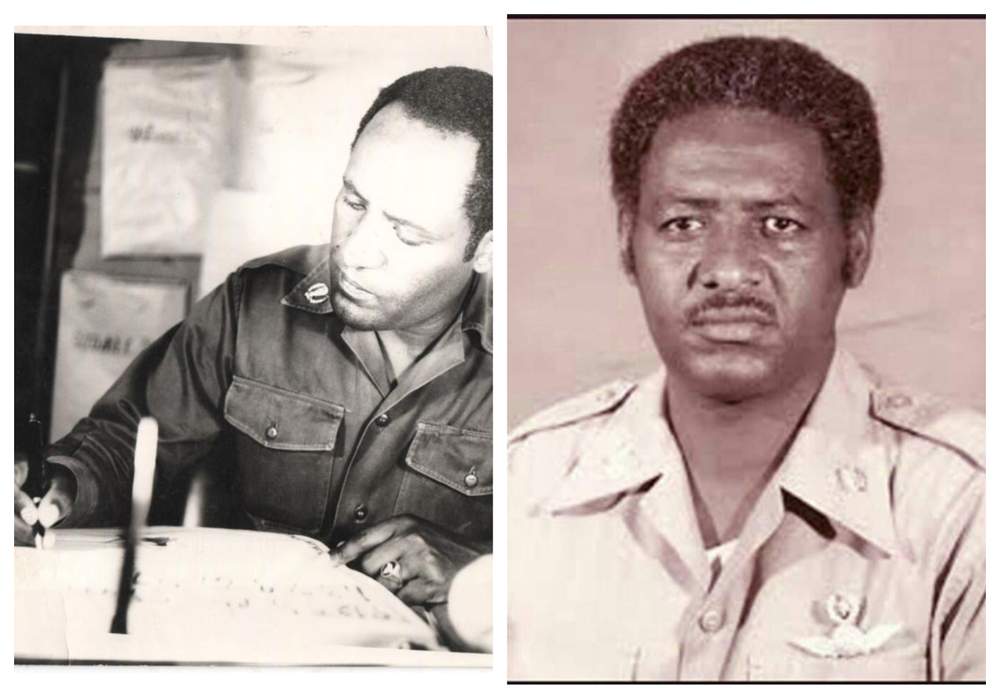 ዴኔራል ደምሴ ቡልቶ (ግራ) 1970ዎቹ መጀመርያ በሶማሊያ ጦርነት ጊዜ የደቡብ እዝ አዛዥ ሳሉ እና ጄኔራል ፋንታ በላይ። (ፎቶ፡ ደረጀ ደምሴ) ዴኔራል ደምሴ ቡልቶ (ግራ) 1970ዎቹ መጀመርያ በሶማሊያ ጦርነት ጊዜ የደቡብ እዝ አዛዥ ሳሉ እና ጄኔራል ፋንታ በላይ። (ፎቶ፡ ደረጀ ደምሴ)