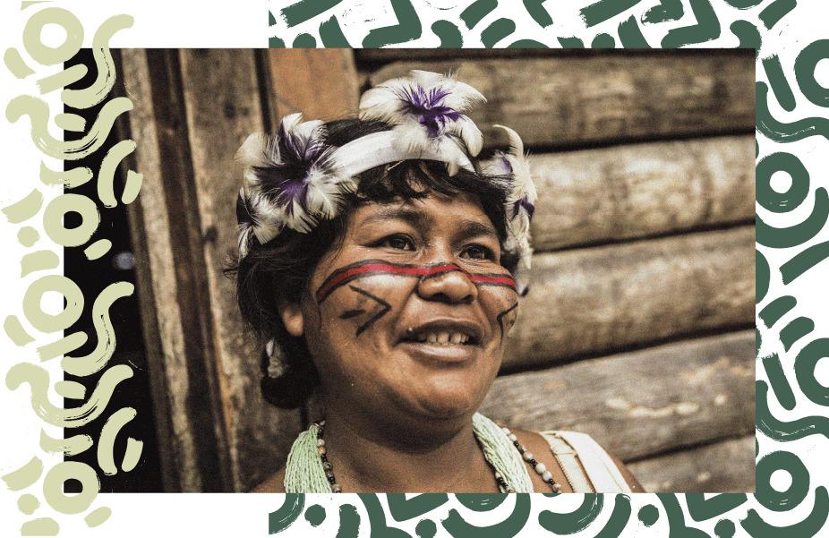 Mulher do povo tupi-guaraniroleta esporte da sorteManaus, Amazonas