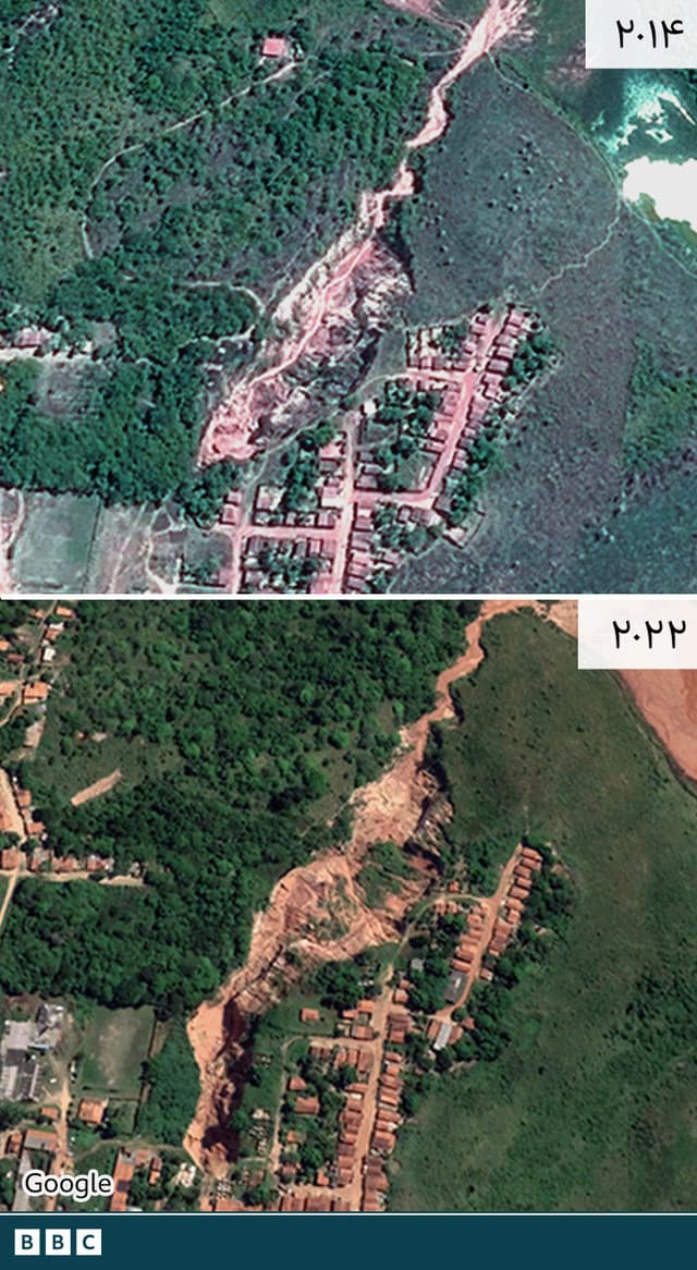تصاویر ماهواره‌ای از بوریتیکیوپو