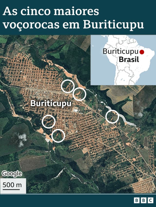 Imagens de satélite de Buriticupu
