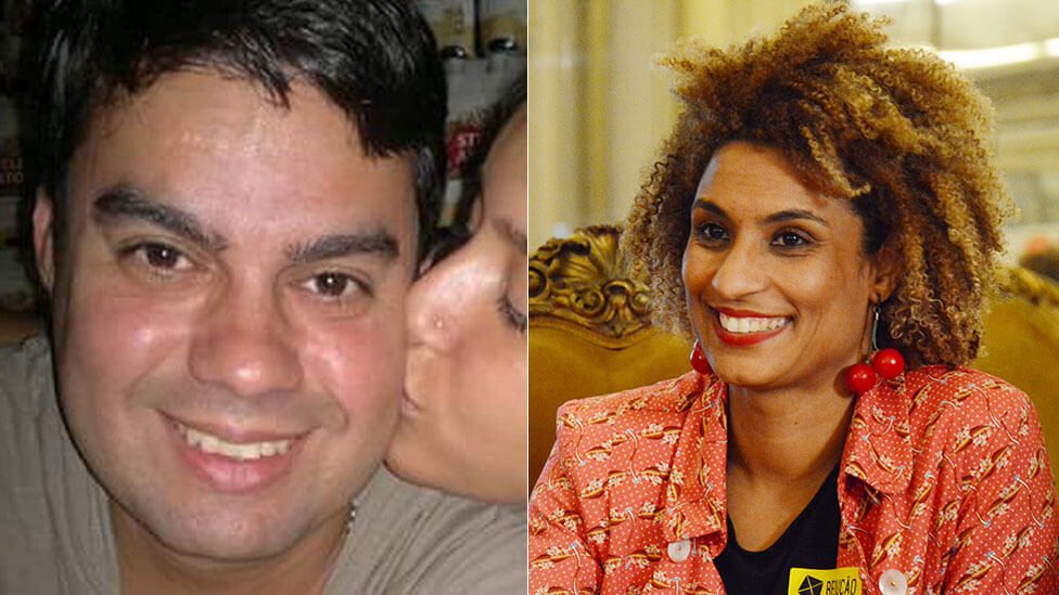 Anderson Gomes e Marielle Franco