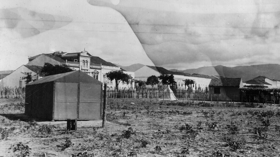 Los científicos montaron su campamento de observación en el hipódromo de Sobral. Foto: Instituto de Ciencia Carnegie, Departmento de Magnetismo Terrestre.