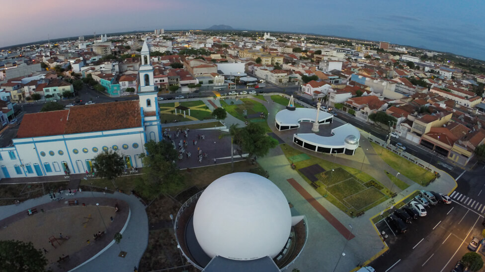 No início dos anos 2000 a cidade de Sobral ganhou um museu dedicado ao eclipse, um planetário e monumentos que relembram o episódio. Foto: Prefeitura de Sobral
