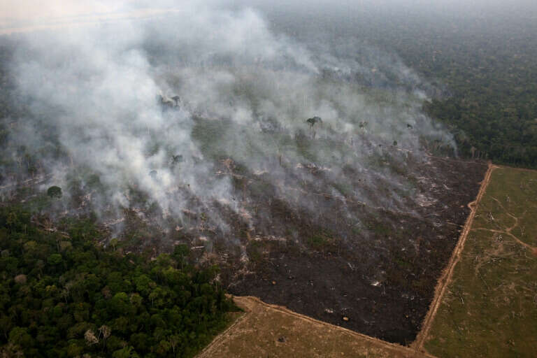 Incendio en Porto Velho, Brasil, en 17 de septiembre de 2019
